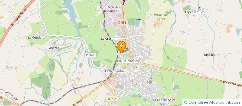 localisation de l'entreprise MONSIEUR HERVE ANDRIEU  CALMONT