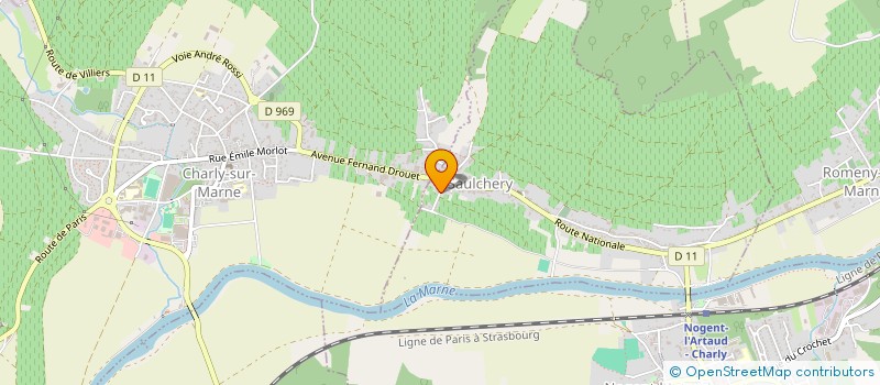 localisation de l'entreprise MONSIEUR HERVE ANDRON à SAULCHERY