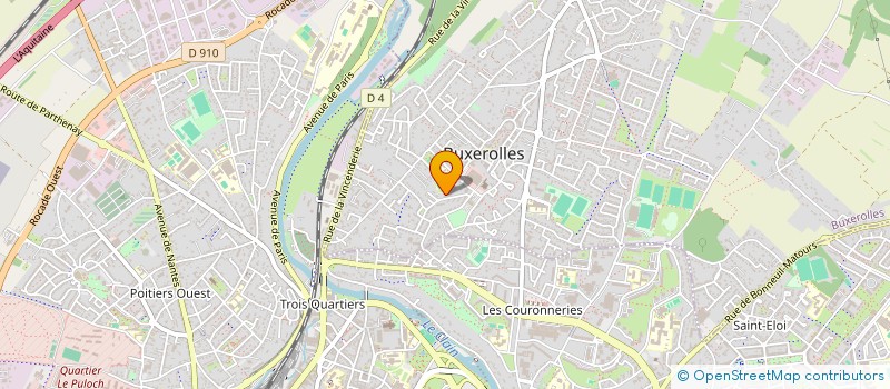 localisation de l'entreprise MONSIEUR HERVE ANTRAIGUE  BUXEROLLES