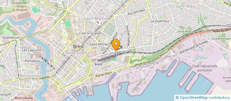 localisation de l'entreprise MONSIEUR HERVE APPERE à BREST