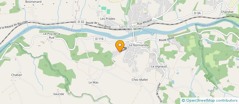 localisation de l'entreprise MONSIEUR HERVE ARNAC à SAINT-VICTURNIEN