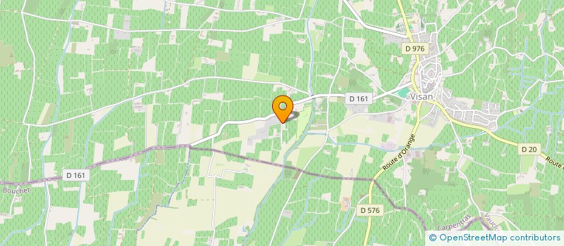 localisation de l'entreprise MONSIEUR HERVE ARNAUD  VISAN