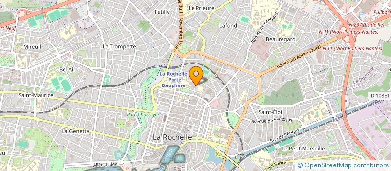 localisation de l'entreprise MONSIEUR HERVE ARNAULD DE SARTRE  LA ROCHELLE