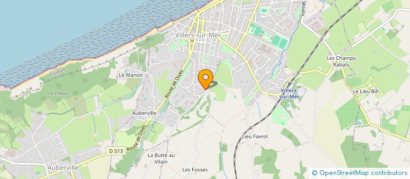 localisation de l'entreprise MONSIEUR HERVE ARSENE CHARLES GUIOCHON  VILLERS-SUR-MER