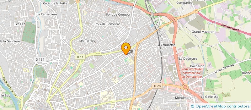 localisation de l'entreprise MONSIEUR HERVE ASTIER  BEZIERS