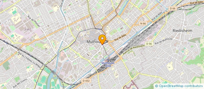 localisation de l'entreprise MONSIEUR HERVE AUBERT  MULHOUSE