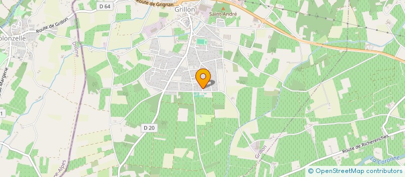 localisation de l'entreprise MONSIEUR HERVE AUBERT  GRILLON