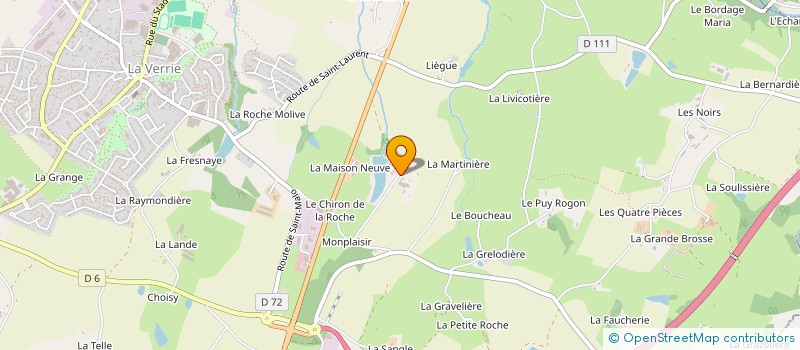 localisation de l'entreprise MONSIEUR HERVE AUBINEAU à CHANVERRIE
