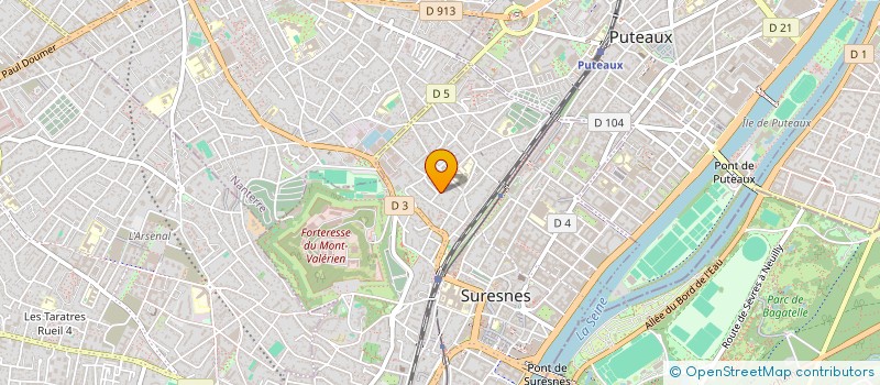 localisation de l'entreprise MONSIEUR HERVE AUBINEAU à SURESNES