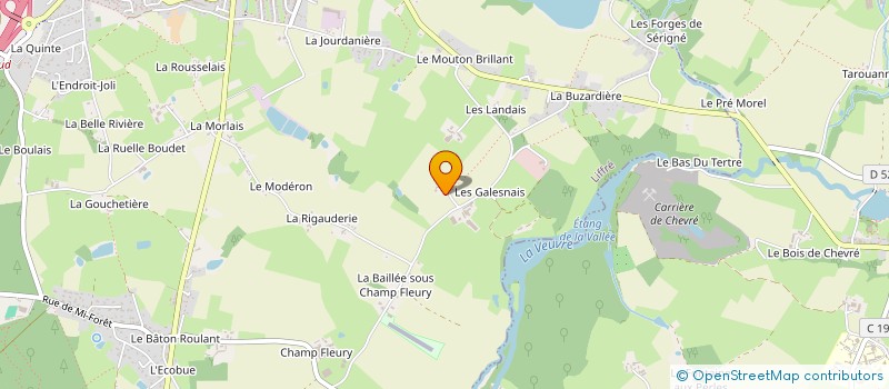 localisation de l'entreprise MONSIEUR HERVE AUBREE  LIFFRE