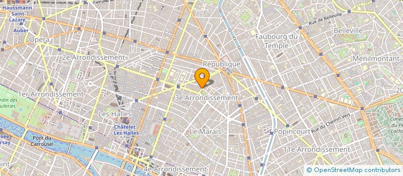 localisation de l'entreprise MONSIEUR HERVE AUDEMARD D'ALANCON à PARIS