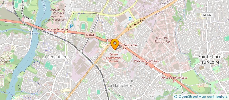 localisation de l'entreprise MONSIEUR HERVE AUDUREAU à NANTES
