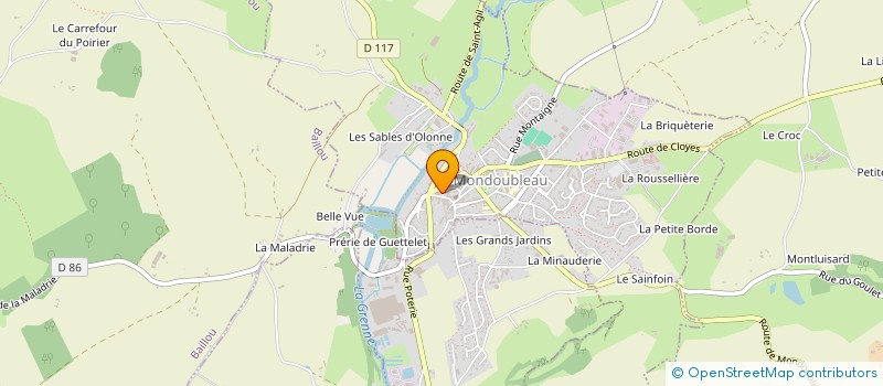 localisation de l'entreprise MONSIEUR HERVE AUGIS  MONDOUBLEAU