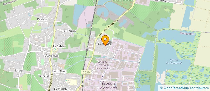 localisation de l'entreprise MONSIEUR HERVE AURIGNAC à BLANQUEFORT