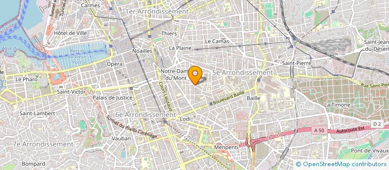 localisation de l'entreprise MONSIEUR HERVE AYMES à MARSEILLE