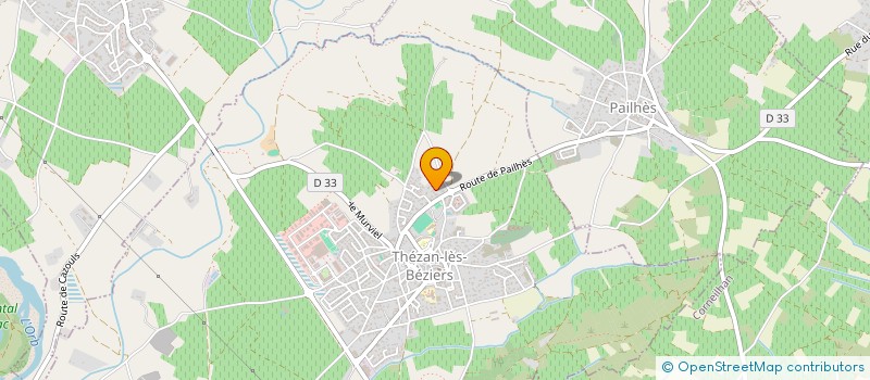 localisation de l'entreprise MONSIEUR HERVE AZNAR à THEZAN-LES-BEZIERS
