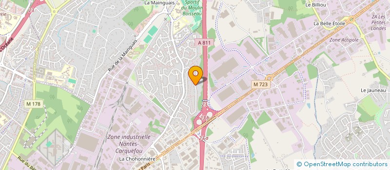 localisation de l'entreprise MONSIEUR HERVE BACHELOT à CARQUEFOU