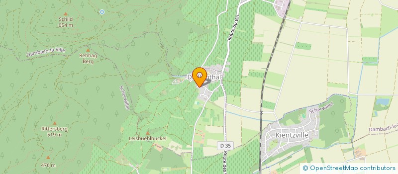 localisation de l'entreprise MONSIEUR HERVE BACHER  DIEFFENTHAL