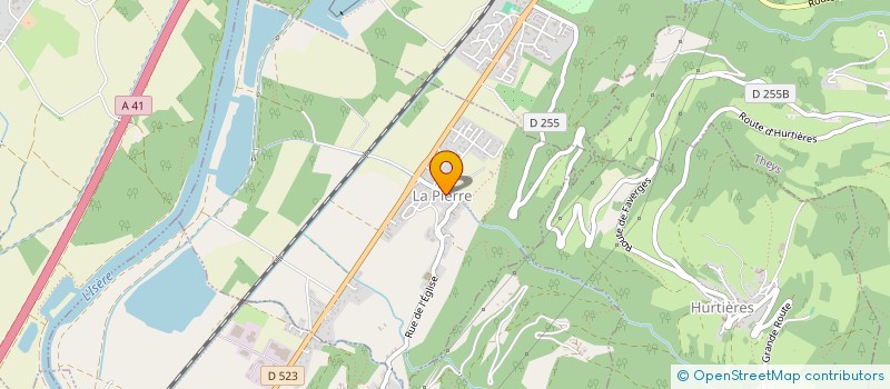 localisation de l'entreprise MONSIEUR HERVE BALOGH  CRETS EN BELLEDONNE