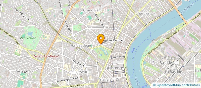 localisation de l'entreprise MONSIEUR HERVE BALONDRADE à BORDEAUX