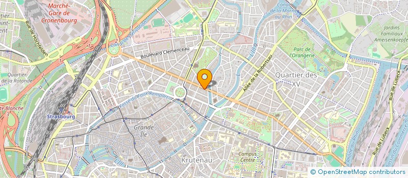 localisation de l'entreprise MONSIEUR HERVE BARBEAU à STRASBOURG