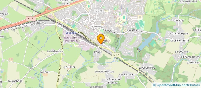 localisation de l'entreprise MONSIEUR HERVE BARBIER  SAVENAY