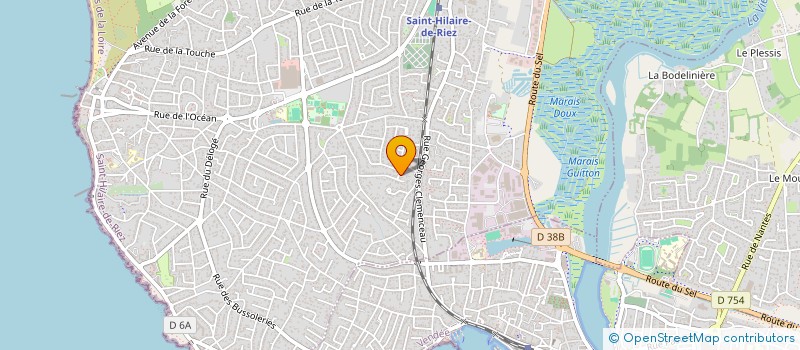 localisation de l'entreprise MONSIEUR HERVE BARRETEAU à SAINT-HILAIRE-DE-RIEZ