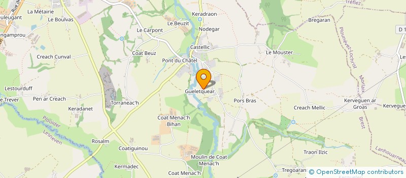 localisation de l'entreprise MONSIEUR HERVE BARS  LE FOLGOET