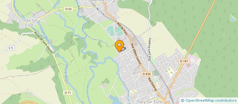 localisation de l'entreprise MONSIEUR HERVE BARTHELEMY  PACY-SUR-EURE