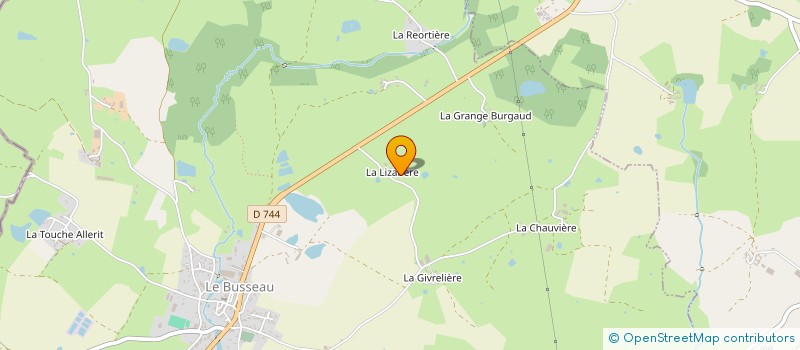 localisation de l'entreprise MONSIEUR HERVE BARTHELEMY  LE BUSSEAU