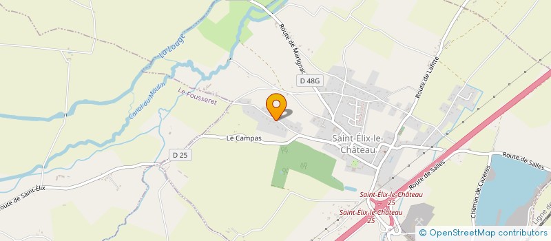 localisation de l'entreprise MONSIEUR HERVE BASSO  SAINT-ELIX-LE-CHATEAU