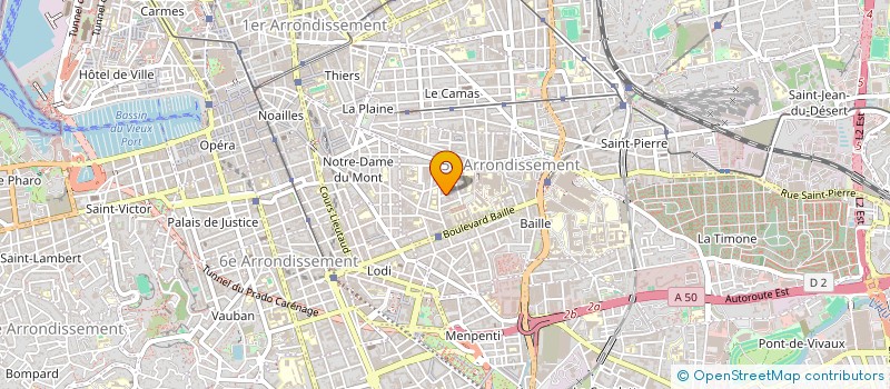 localisation de l'entreprise MONSIEUR HERVE BASSOT  MARSEILLE