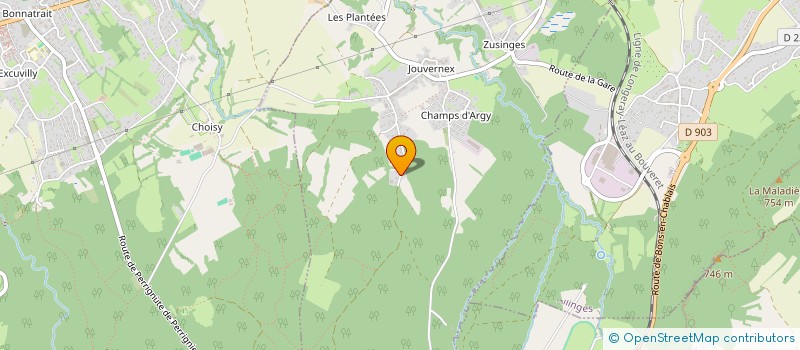 localisation de l'entreprise MONSIEUR HERVE BAUCHON  MARGENCEL