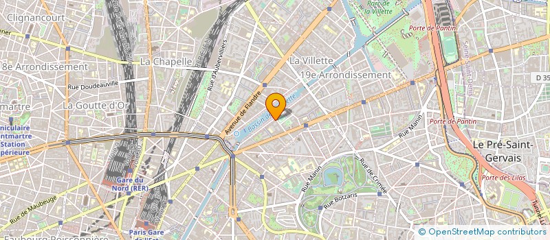 localisation de l'entreprise MONSIEUR HERVE BAUDESSON DE CHANVILLE D ARC  PARIS