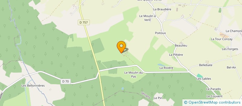 localisation de l'entreprise MONSIEUR HERVE BAUDIN DE LA VALETTE  SERIGNY