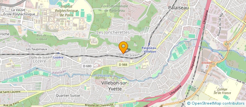 localisation de l'entreprise MONSIEUR HERVE BAUDRY à PALAISEAU