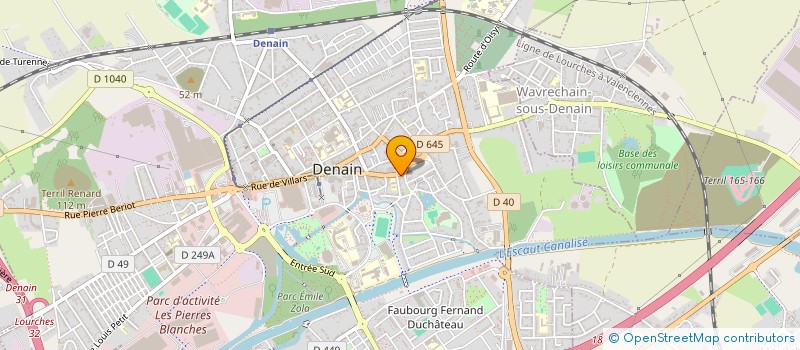 localisation de l'entreprise MONSIEUR HERVE BAUDUIN  DENAIN