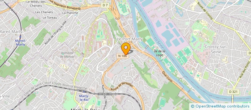 localisation de l'entreprise MONSIEUR HERVE BAUNDU  LE PORT-MARLY