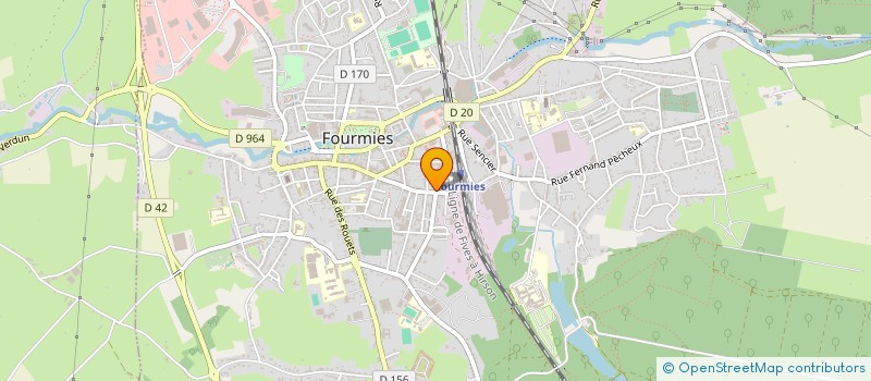 localisation de l'entreprise MONSIEUR HERVE BEAGUE  FOURMIES