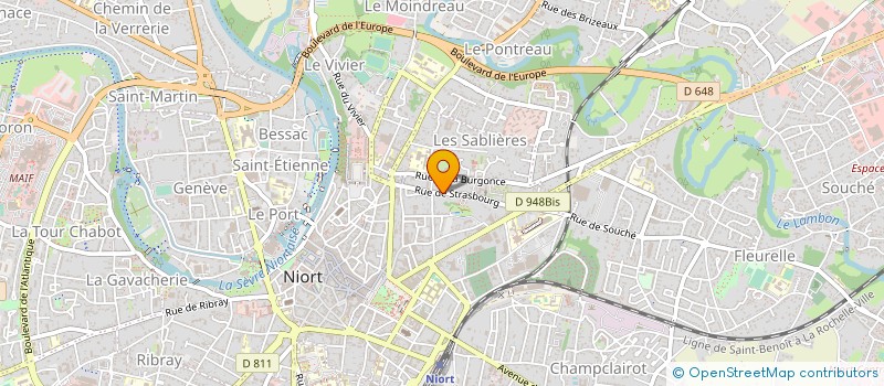 localisation de l'entreprise MONSIEUR HERVE BEAUDOUIN à NIORT
