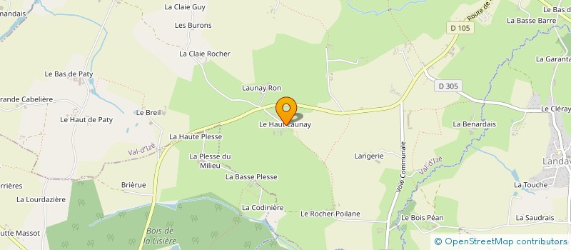 localisation de l'entreprise MONSIEUR HERVE BEAUGENDRE  VAL-D'IZE