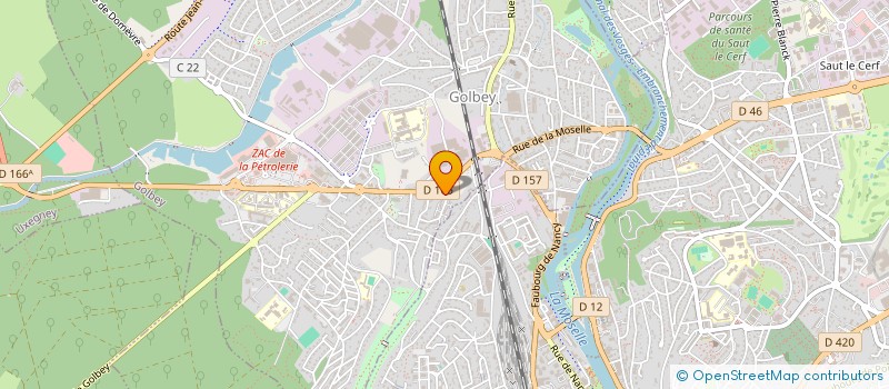 localisation de l'entreprise MONSIEUR HERVE BECK  EPINAL