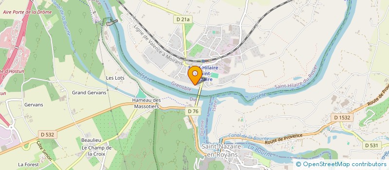 localisation de l'entreprise MONSIEUR HERVE BELAUBRE  CASTRES-GIRONDE