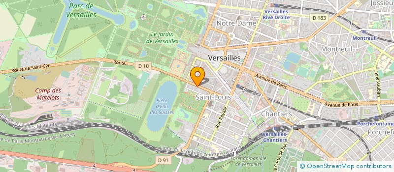 localisation de l'entreprise MONSIEUR HERVE BELBEOC'H à VERSAILLES