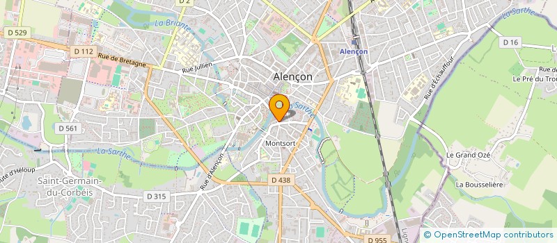 localisation de l'entreprise MONSIEUR HERVE BELLET à ALENCON