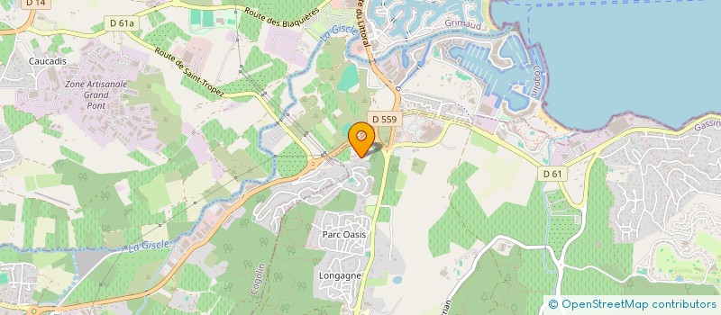 localisation de l'entreprise MONSIEUR HERVE BENEDETTO  GASSIN