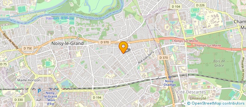 localisation de l'entreprise MONSIEUR HERVE BENNACER  NOISY-LE-GRAND