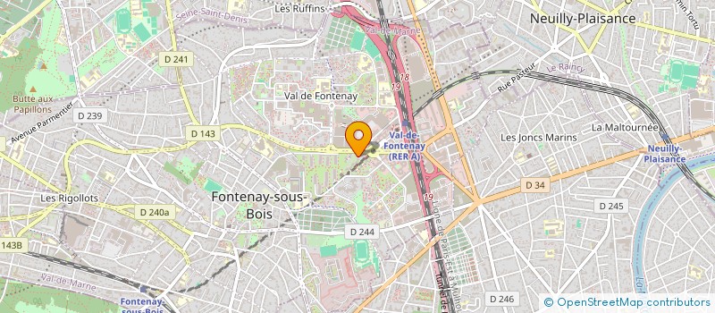 localisation de l'entreprise MONSIEUR HERVE BENZIMRA à FONTENAY-SOUS-BOIS