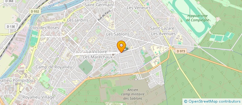 localisation de l'entreprise MONSIEUR HERVE BERCHE  COMPIEGNE