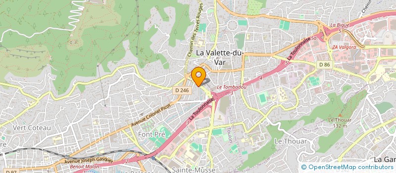 localisation de l'entreprise MONSIEUR HERVE BERGASSOLI à TOULON